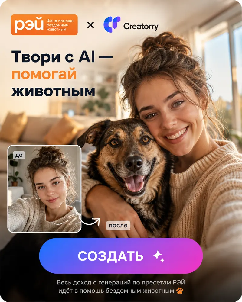 RAY × Creatorry — create with AI, help homeless animals